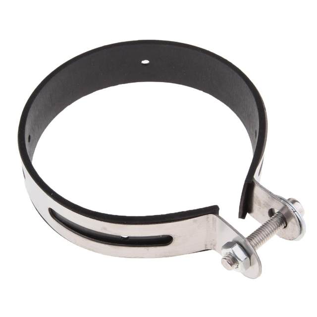 Motorcycle Exhaust Pipe Muffler Clamp Fixed Ring Support Bracket 110mm Abrazadera de tubo de escape tuyau d'echappement