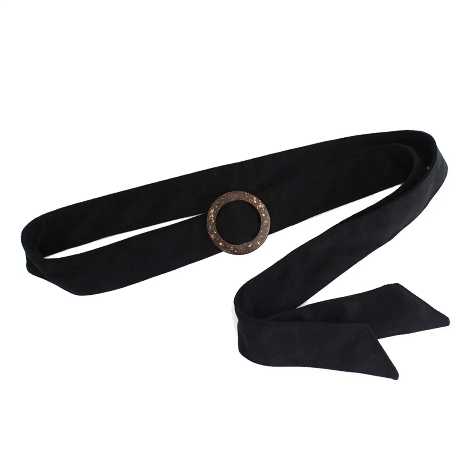 Women Woolen Overcoat Waist Belt Trench Coat Belt Fashion Waist Tie Double Sided Replacement Belt Wide Waist Belt for Street