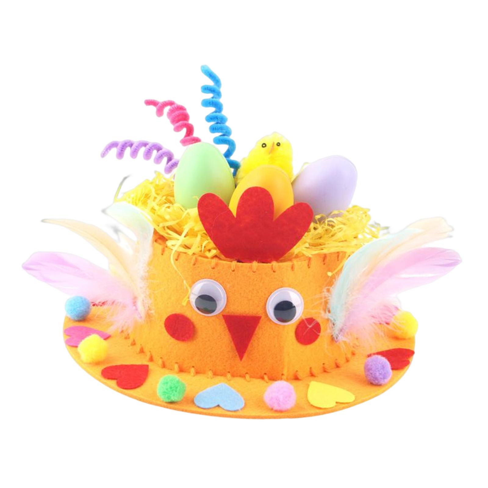 Easter Bonnet Material Handmade Crafts Made of Non Woven Fabric