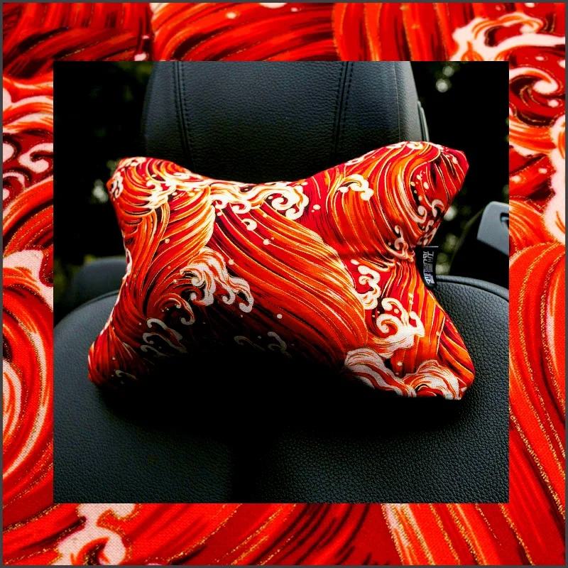 Almohada de coche con patrón deportivo