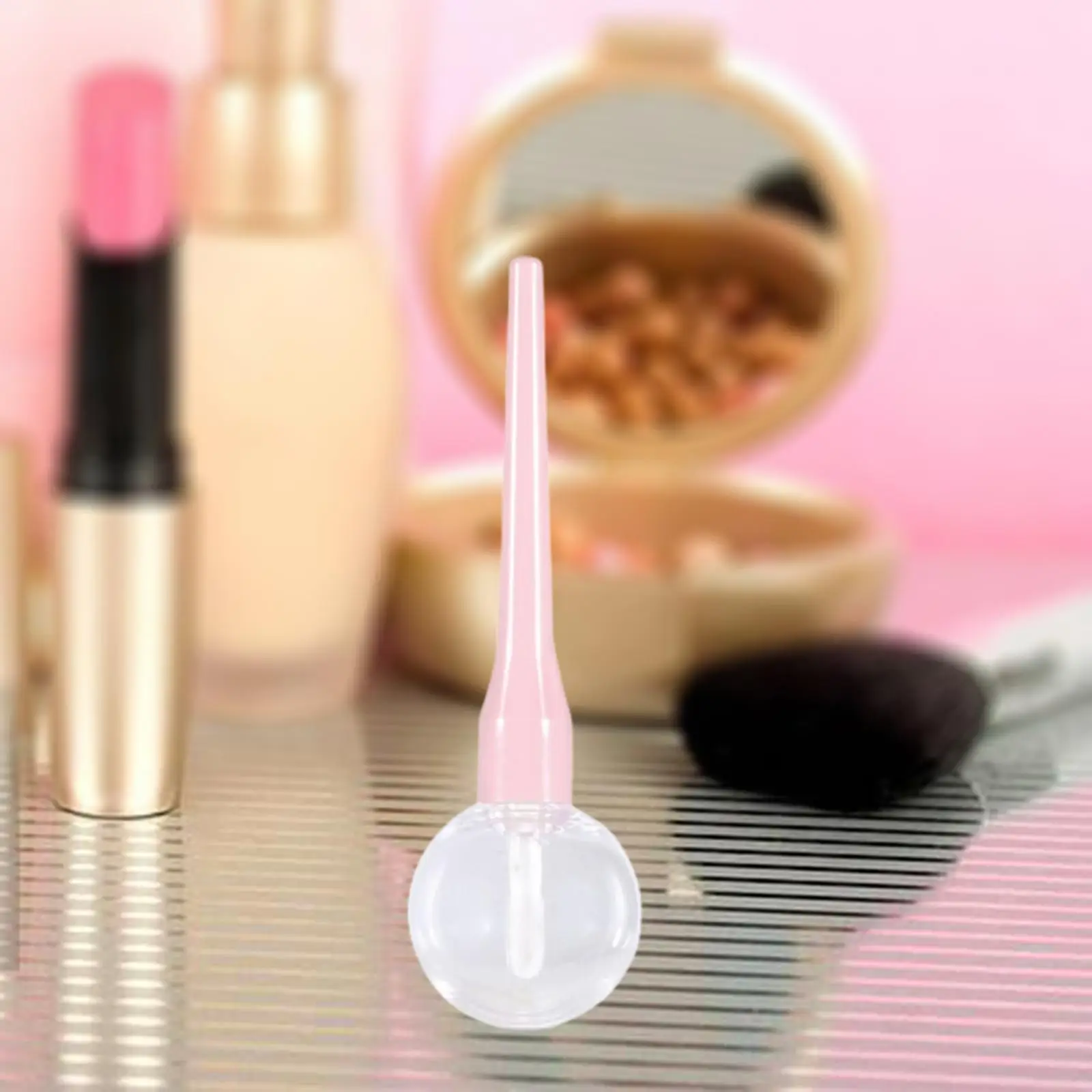 Mini Empty Lip Gloss Tube Refillable DIY Make up Plastic Cosmetics Bottle