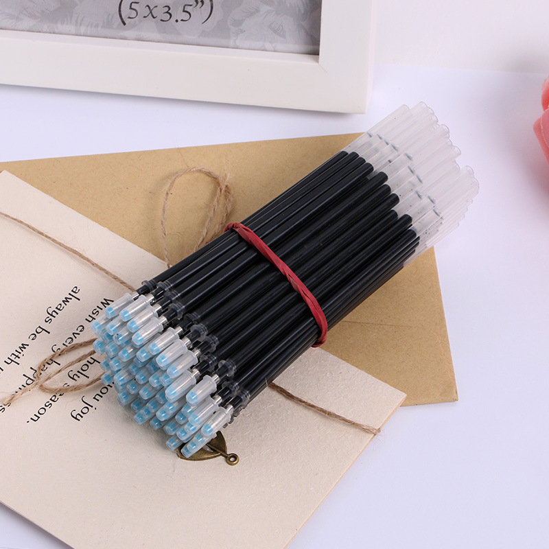10/20/30 pcs/set 0.5mm Gel Pen Refills Red Blue Black Ink Stationery Writing Supplies Office Signature Rods Office School Needle