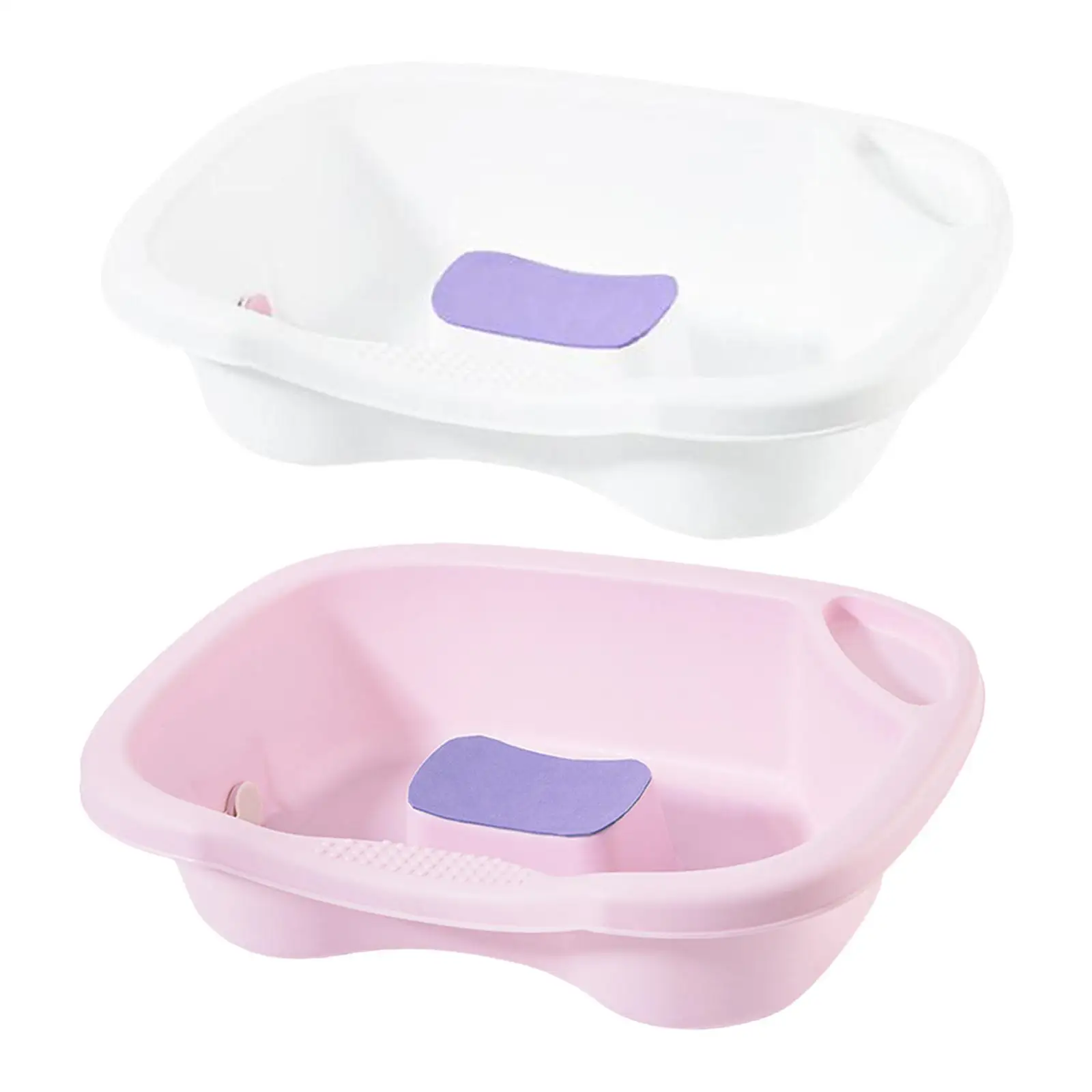 Portable Bed Shampoo Basin with Drain Hose with  Stable Tray Bowl for Hair Washing Hairdresser Bedridden Pregnant Disabled