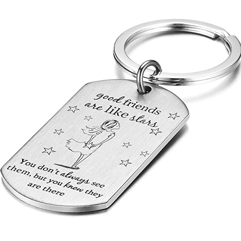 Gute Freunde Bestie Geburtstag Geschenke für Sie Keychain-Weihnachten Freundschaft Präsentieren Idee für Schwester Coworker Mitbewohner BFF – Detail 2