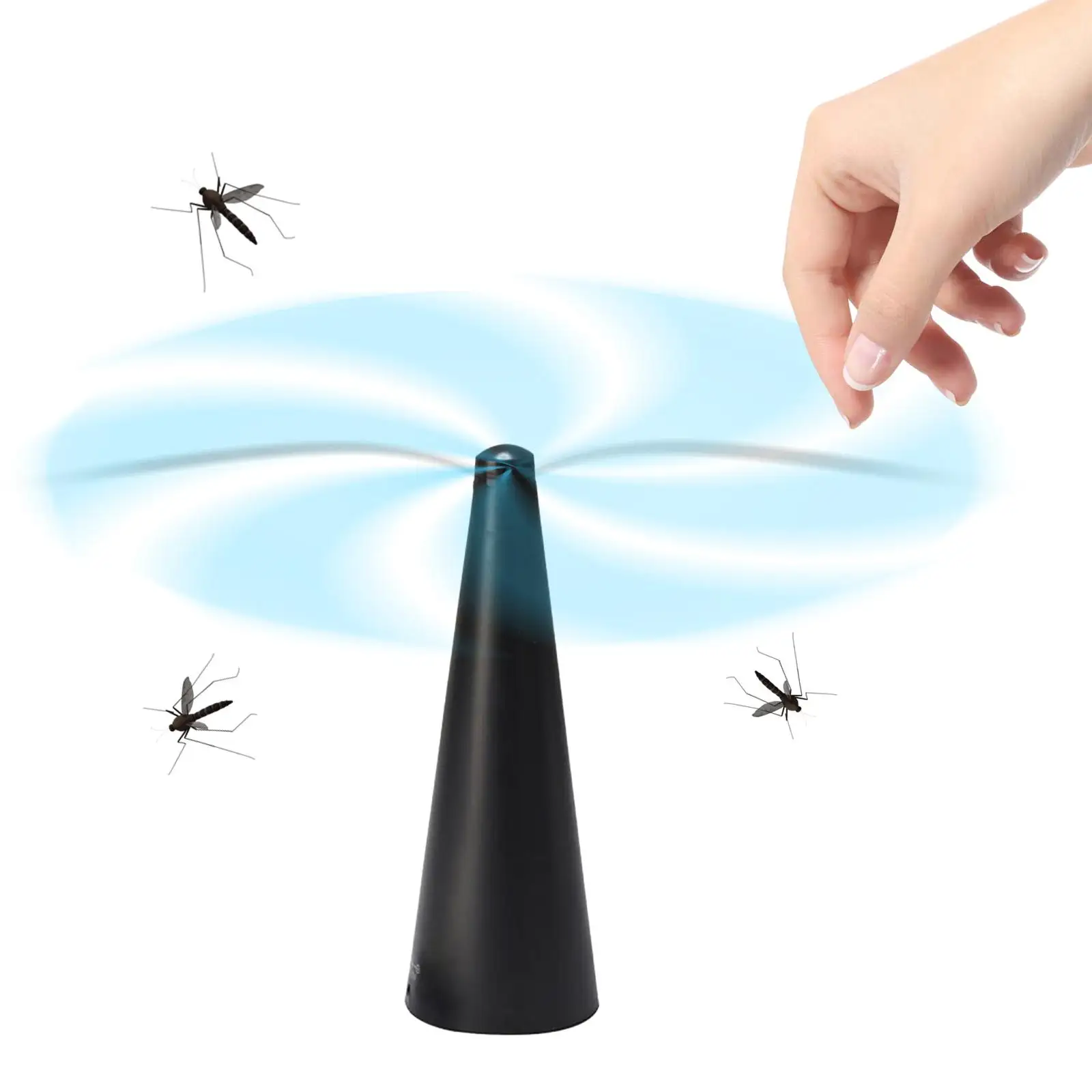 Fly Fan Silent Keep Flies Away from Your Food Electric Fly Catcher for Indoor Party Outside