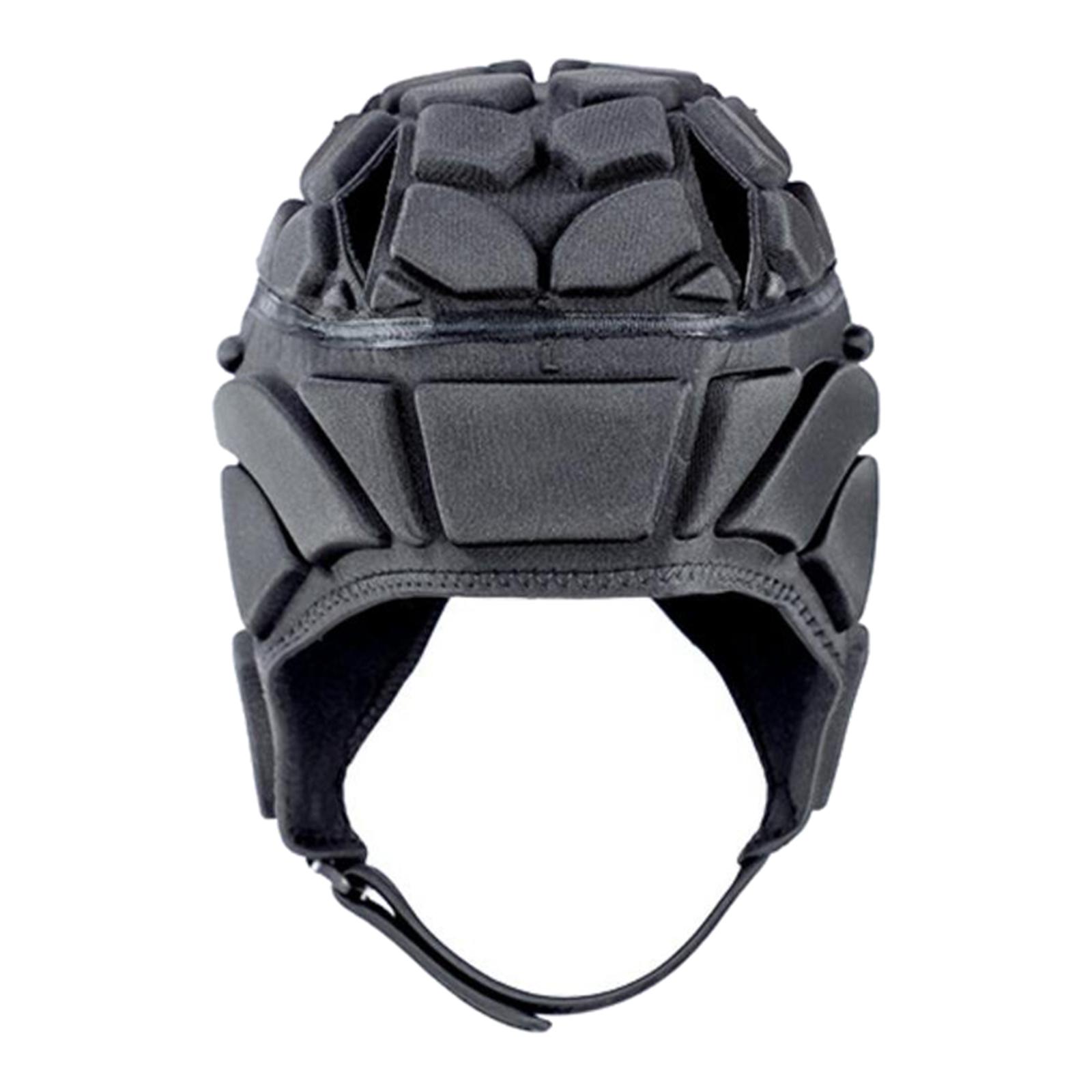 Ultralight Rugby Head Protection Soccer Headgear   Sports Soccer Goalie Head Protection Shockproof EVA Padded Scrum Hat 4 Sizes