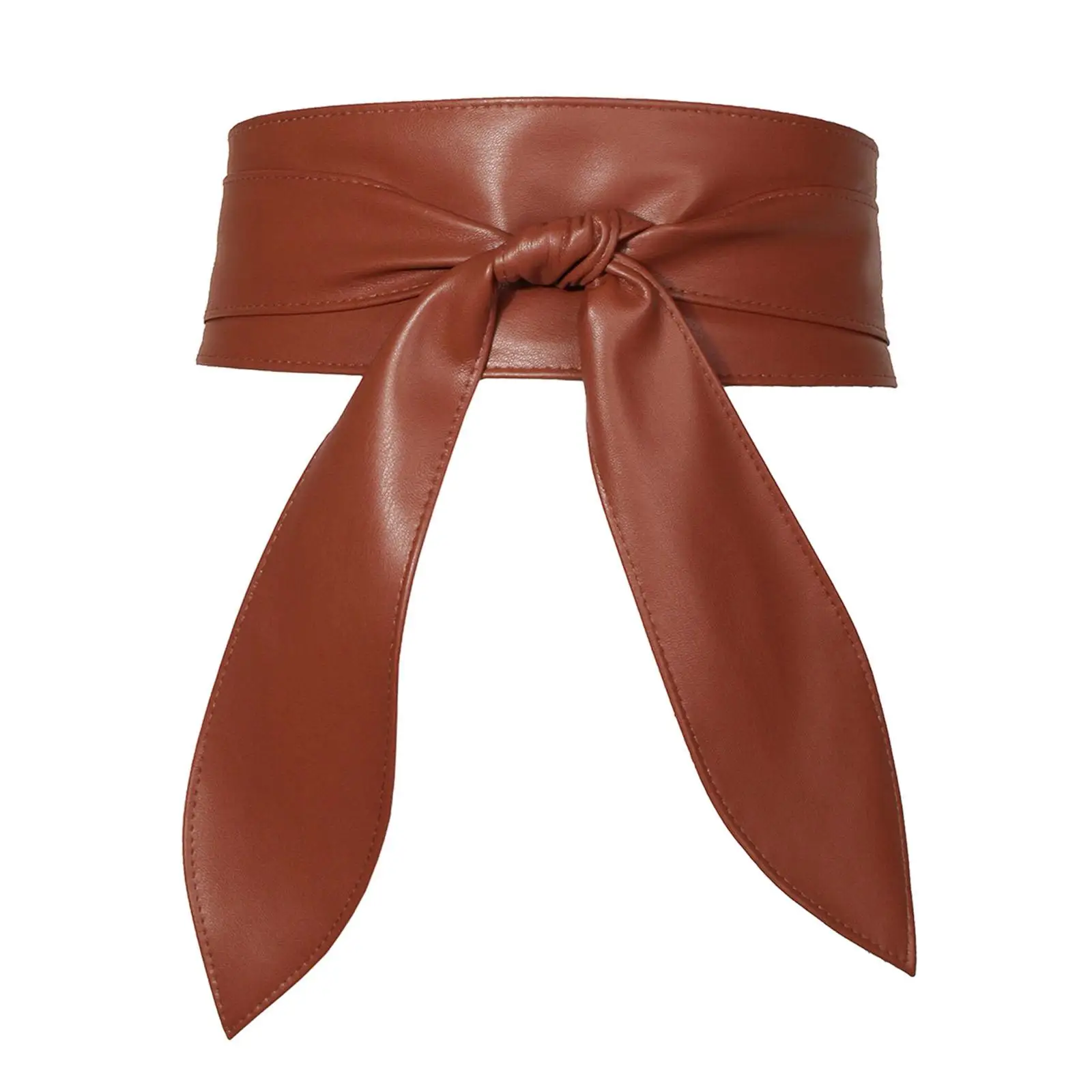 Women`s Wide Belt Boho Decoration Cinch Stylish Obi Belt Self Tie Wrap Belt Waistband for Sweater Dresses Coat Blouse Clothes