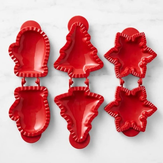 Dengmore Christmas Cookie Moulds Classic Hand Pie Molds Wooden Mold  Gingerbread Cottage Pie Christmas Dough Presser Pocket Pie Molds Christmas  Baking