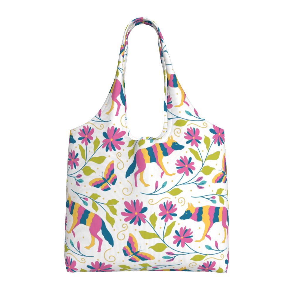 Compras, Têxtil Floral Tradicional, Bolsa De Ombro