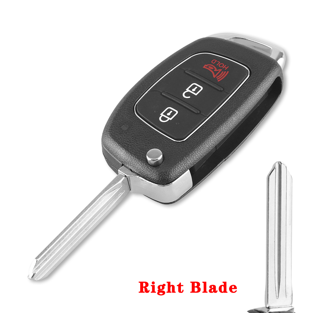KEYYOU 3 Taste Filp Auto Fernbedienung Schlüssel Fall Für Hyundai HB20 IX35 I45 SANTA FE Accent I40 I20 HY15/HY20/TOY40 Uncut Klinge Schlüssel shell – Detail 13