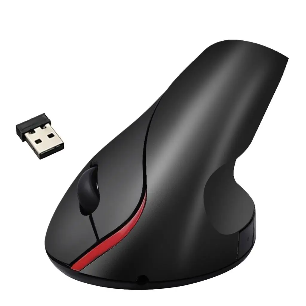   Vertical Mouse 2400DPI Rechargeable Gamer Mice for PC Laptop