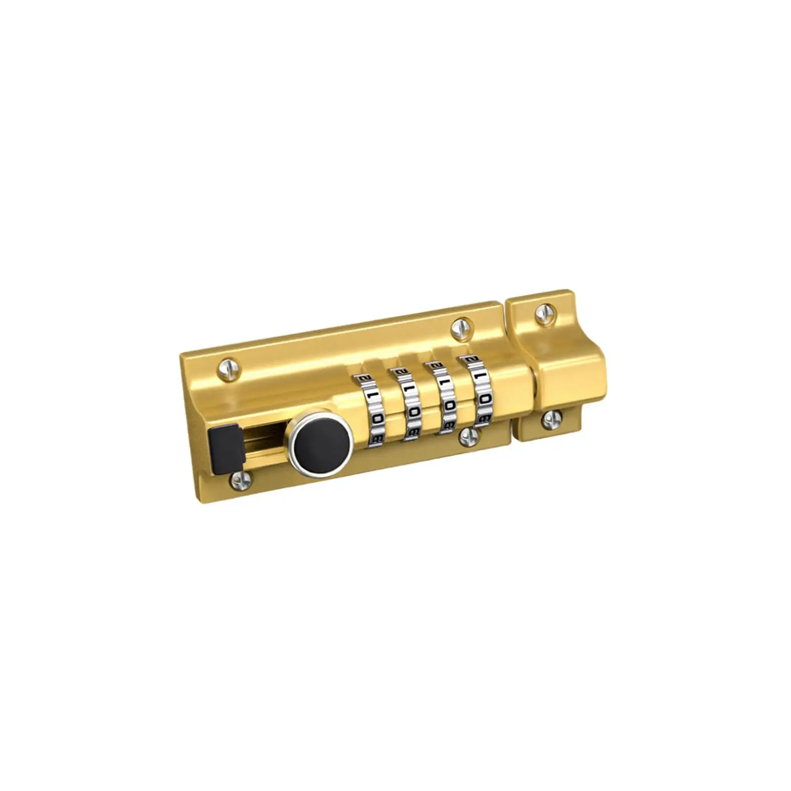 Combination Locking Bolt Cabinet Password Lock Zinc Alloy Sliding Bolt Latch