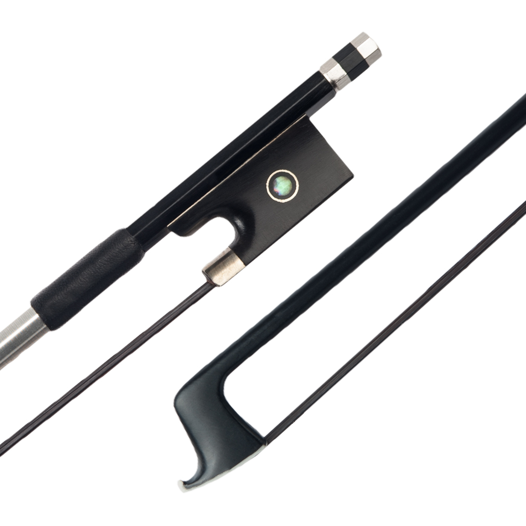 Title 18, 4/4 Size Carbon Fiber Bow Black Good Quality Eb...