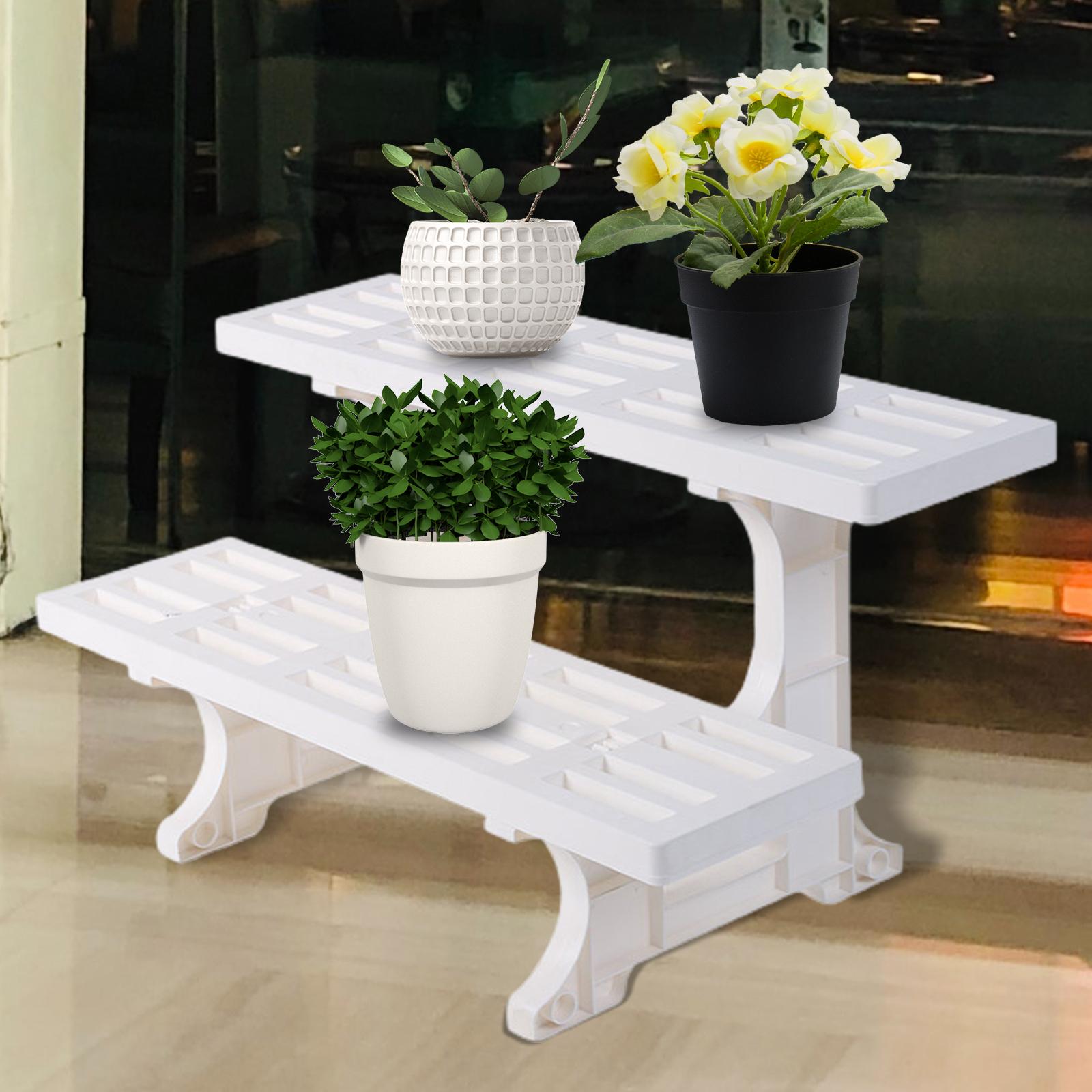 Planter Stand Flower Pot Decoration Planter Rack for Garden Balcony Lawn Living Room