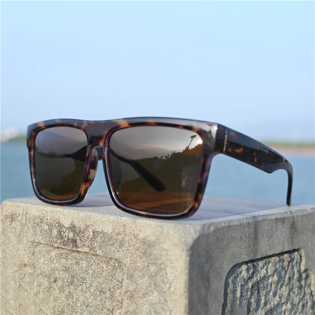 Vazrobe 160mm Oversized Sunglasses Male Women Polarized Sun Glasses for Men  Huge Big Black Large Frame Flat Top Goggles