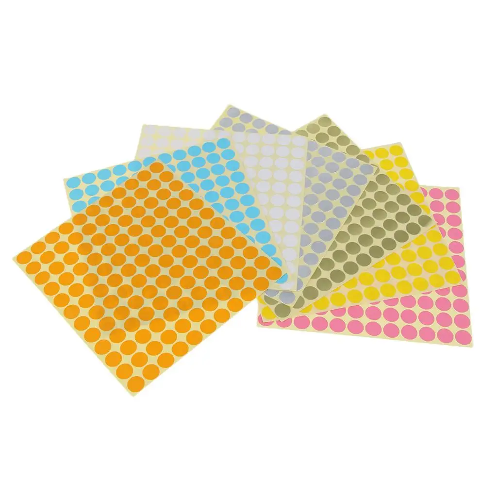 Self- Label Sheets Round Shaped Paper Sticker Suit for All Essential Oil