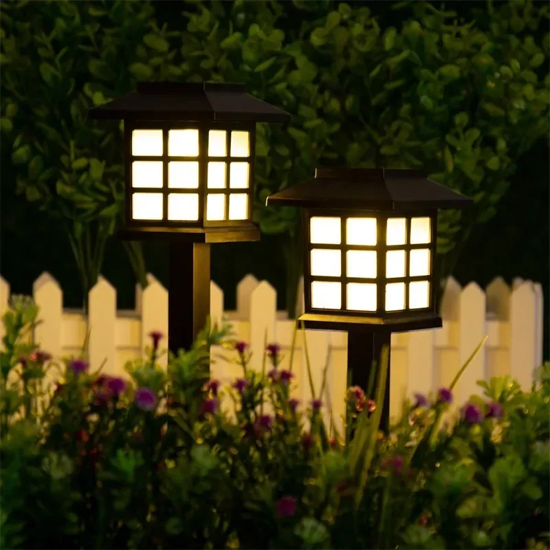 Title 5, LED Solar Pathway Lights Lawn Lamp Outdoor Sola...