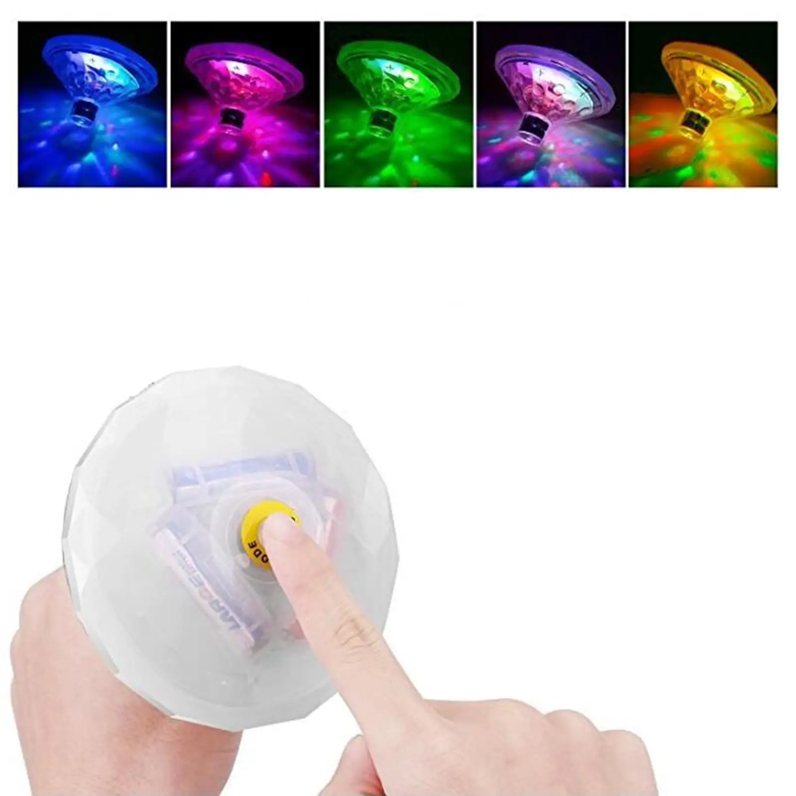 Floating LED Pool Light Pond Lamp Multicolor RGB Underwater Waterproof Submersible Lights for Hot Tub Garden Decor Home Outdoor