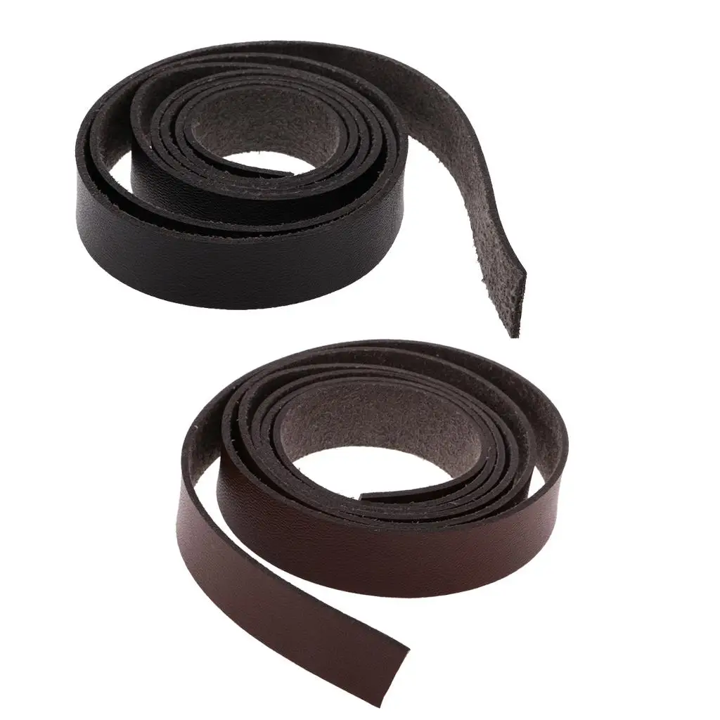 Wipeable Faux Leather Ribbon Tape Strap Strip PU Vegan Garment Accessories