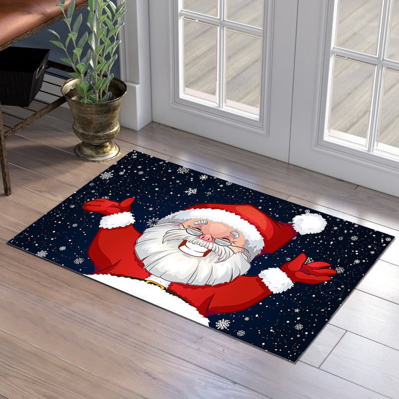 Santa Pattern Rugs Christmas Collection Living Room Bedroom Rugs Children S Room Furry Blankets Hallway Bathroom Anti Slip Rugs Aliexpress