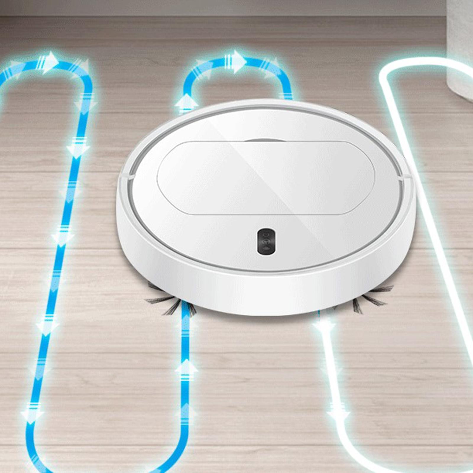 Home Automatic Robotic Vacuum Cleaner 3-In-1 Rechargeable Quiet Super-Thin Sweeping Robot Floor Cleaning Robot for Carpets