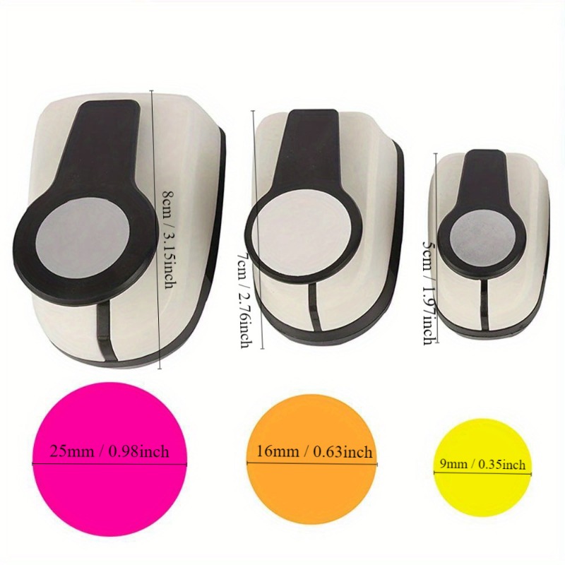 Description Picture 5 of item1PC Paper Craft Punches Circle Hole Puncher for Art Craft Paper Scrapbooking Supplies Paper Craft DIY Handmade Paper Cutter