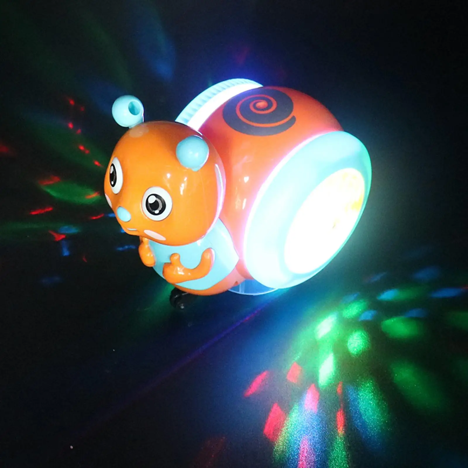 Electronic Pet Snail Toy with Walking with Music & Light for Birthday Gift
