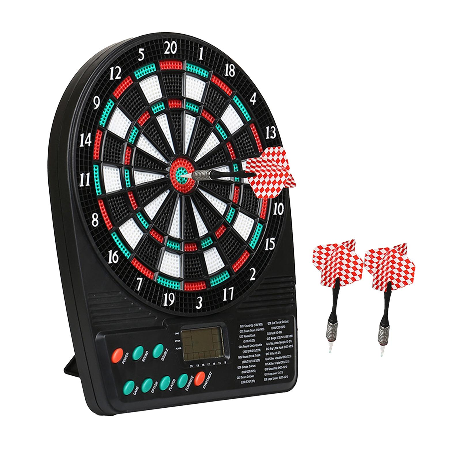 Electronic Dart Board with Soft Darts Automatic Scoring Dartboard Set