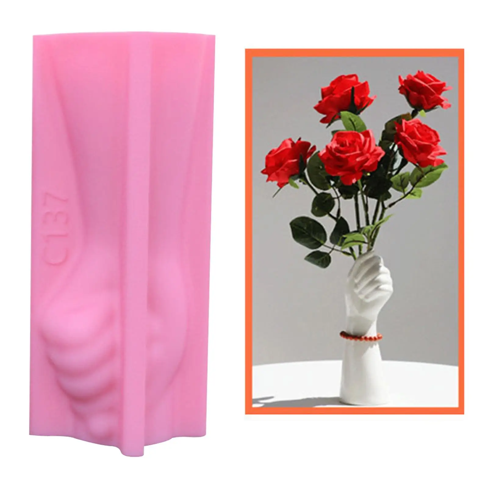 Abstract Silicone Vase Model Resin Casting Flower Pot Home Decor Pen Holder