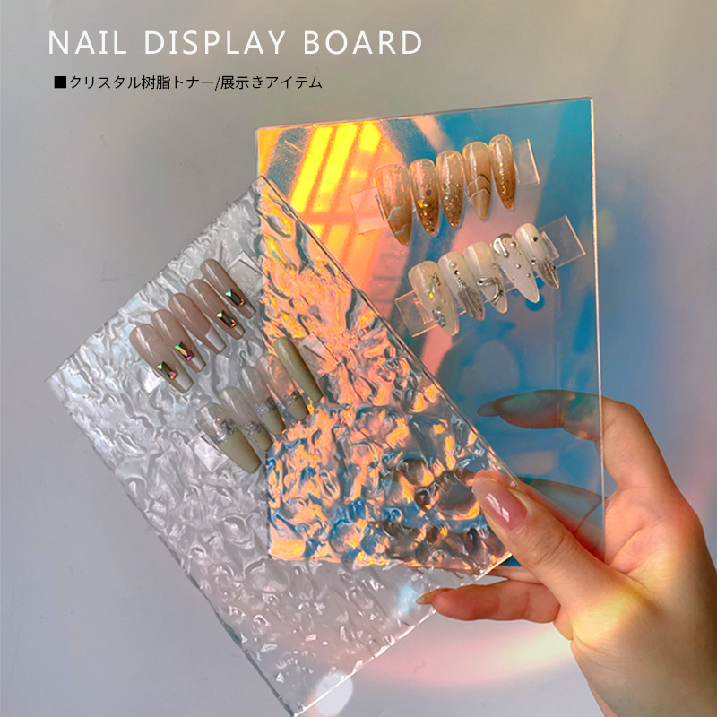 Best of TSZS Japanese Nail Art Decoration Accessories For Manicure Photo Props Tools INS Acrylic Display Board Sleeves For Nail Photo Reviews & Tips