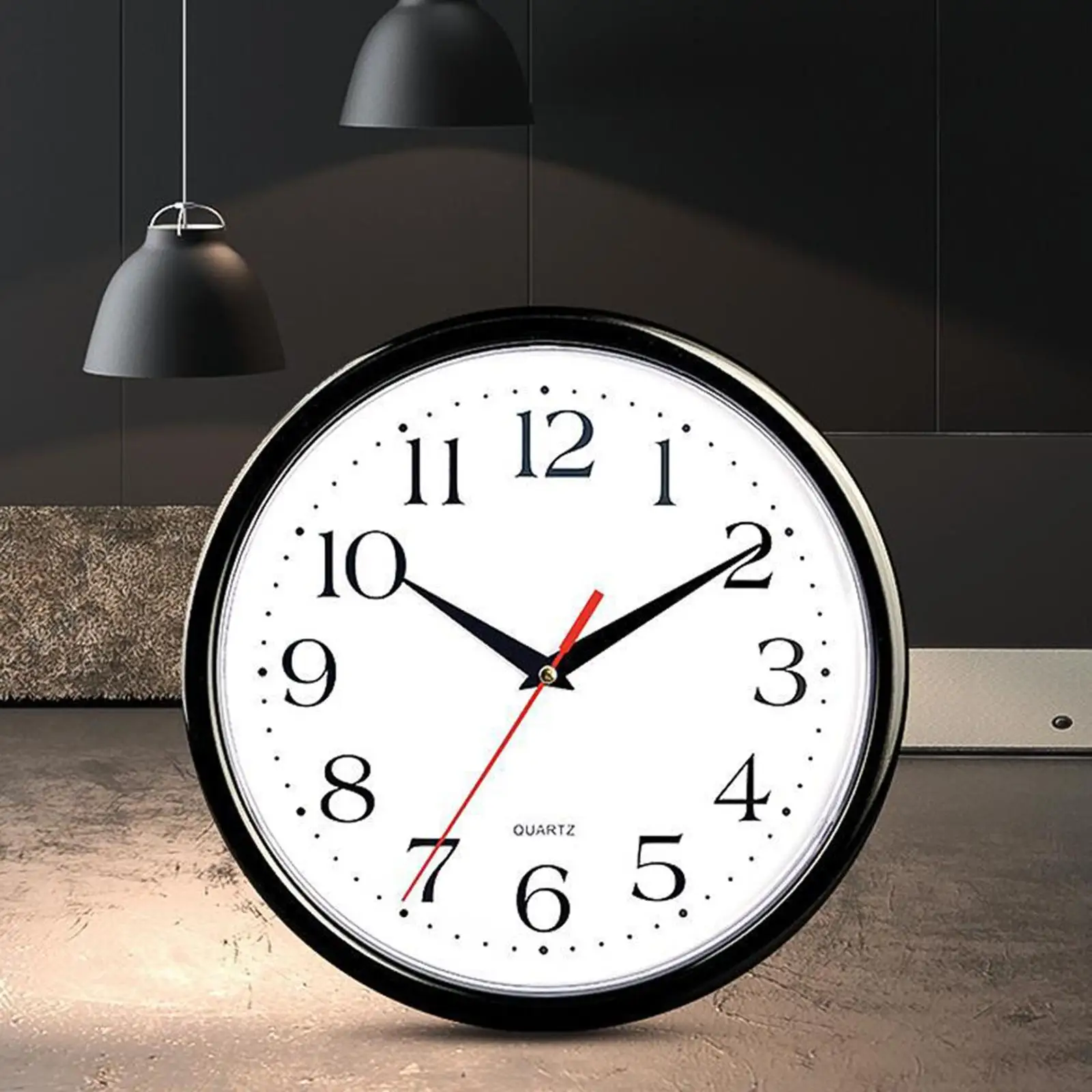 Wall Clock Decorative Digital Read for Bedroom Office Decor