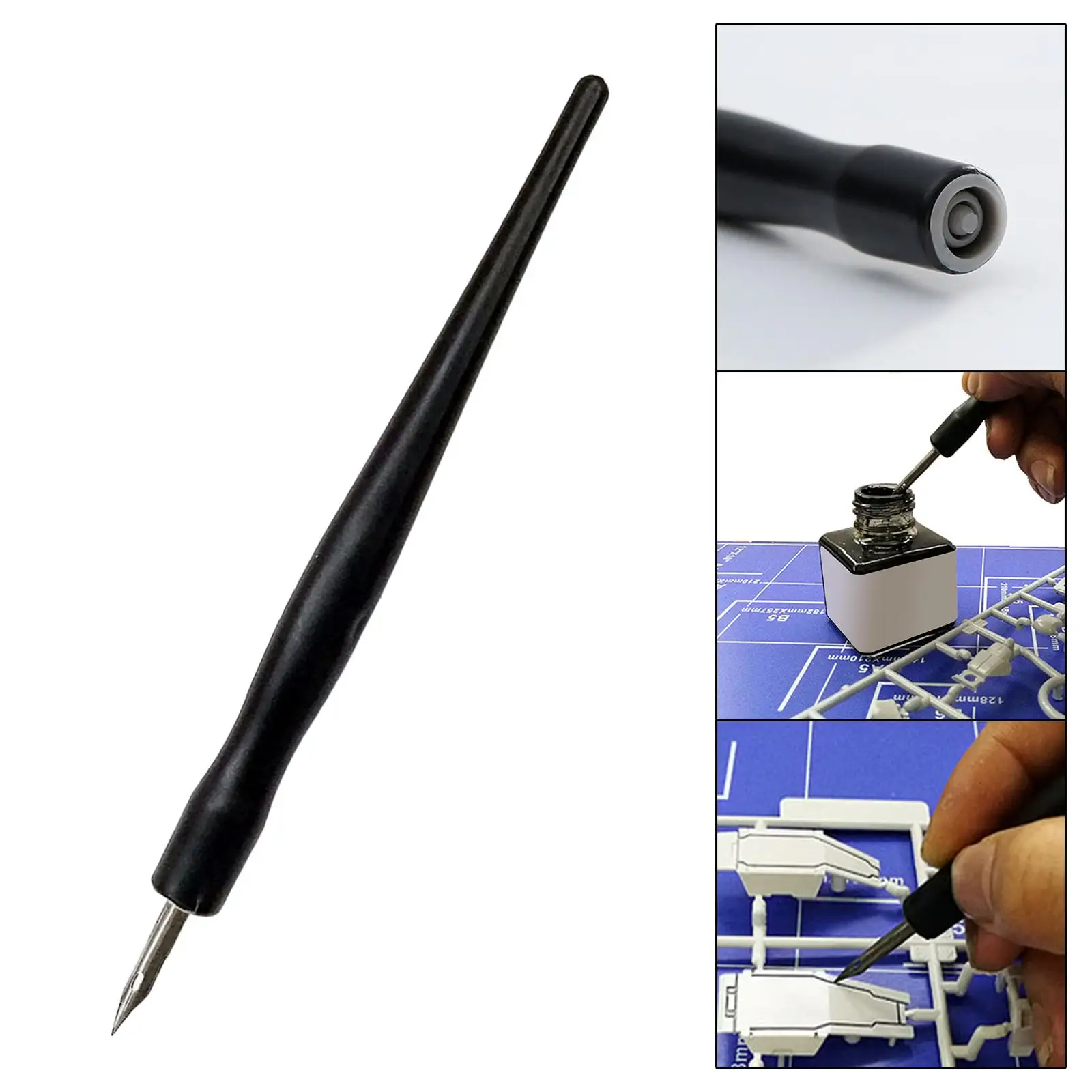 Model Panel Line Accent Pen Avoid Scrubbing Permeation Pen Leaking Pen Infiltration Line Accessory Hobby Tool DIY Painting