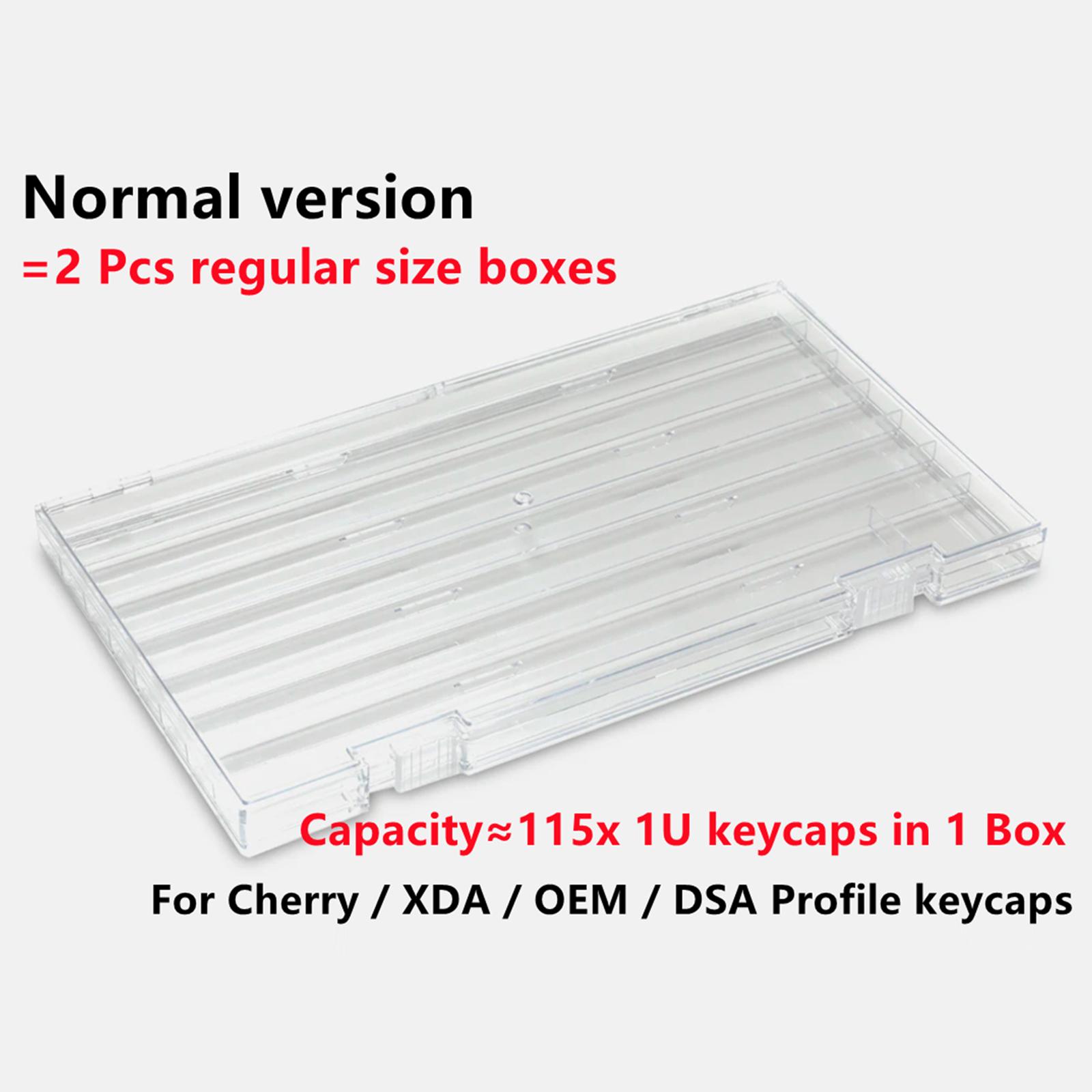 Transparent Keycap Storage Box Display for Cherry Xda Dsa Profile Key Caps