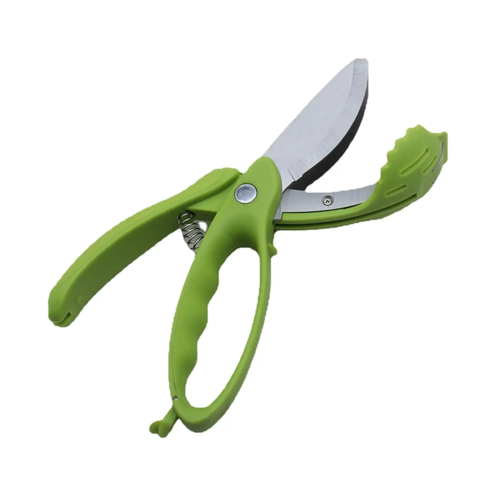 Kitchen Salad Scissors Kitchen Tool Multipurpose Double Blade Cooking Tool Portable Salad Cutter Chopper Scissors for Cucumbers