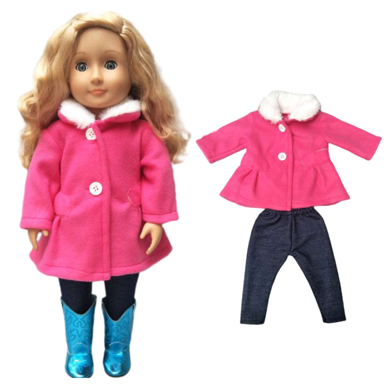 Doll Clothes for 43cm Baby New Born Doll Coat Unicorn Hoodie 17 Inch 18 Inch Baby Bona Doll Dress Christmas Toys Clothes