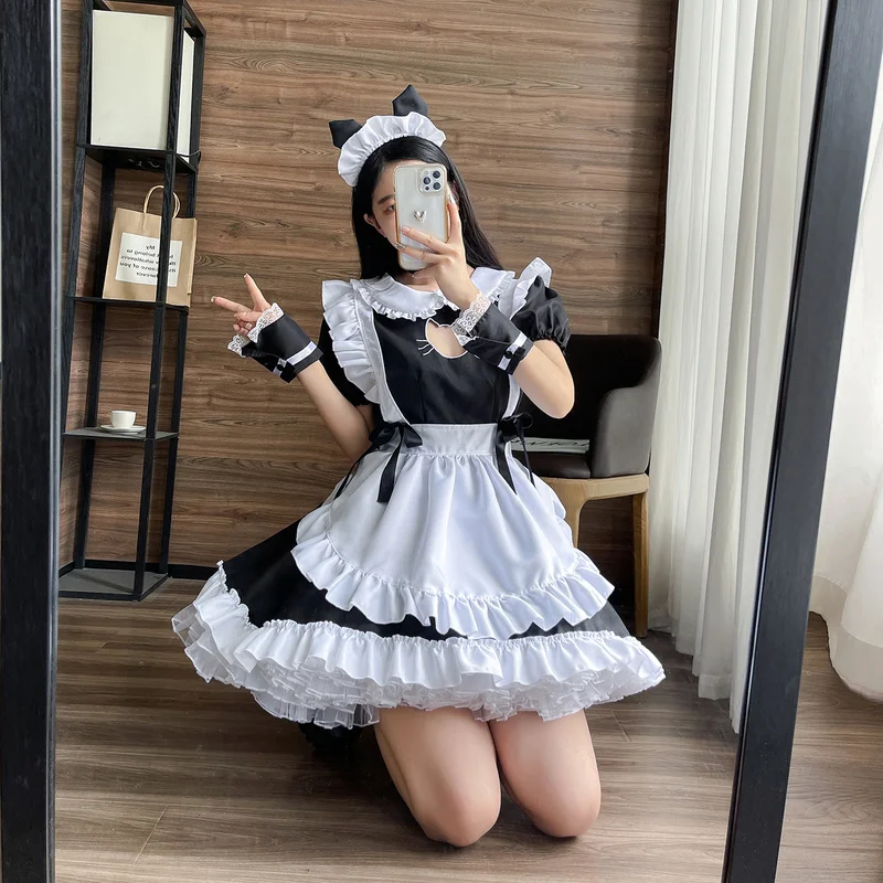 Lolita School Girl Sweet Princess Dress Japanese Kawaii Plus Size Maid  Cosplay Costumes Anime 2022 Halloween Party Maid Outfits - Cosplay Costumes  - AliExpress