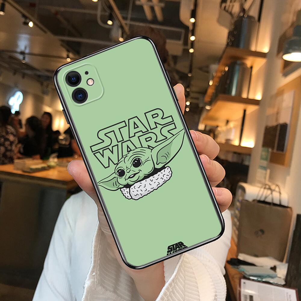 best case for iphone 13 pro max Cute Baby Yoda Phone Cases For iphone 13 Pro Max case 12 11 Pro Max 8 PLUS 7PLUS 6S XR X XS 6 mini se mobile cell case for iphone 13 pro max