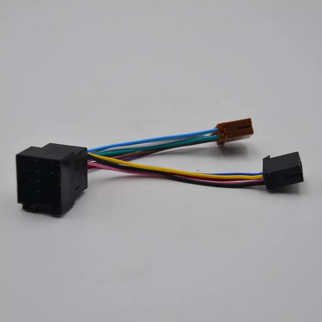 20x3x4cm Multicolor Car Stereo Audio Harness W/ ISO Adapter for 
