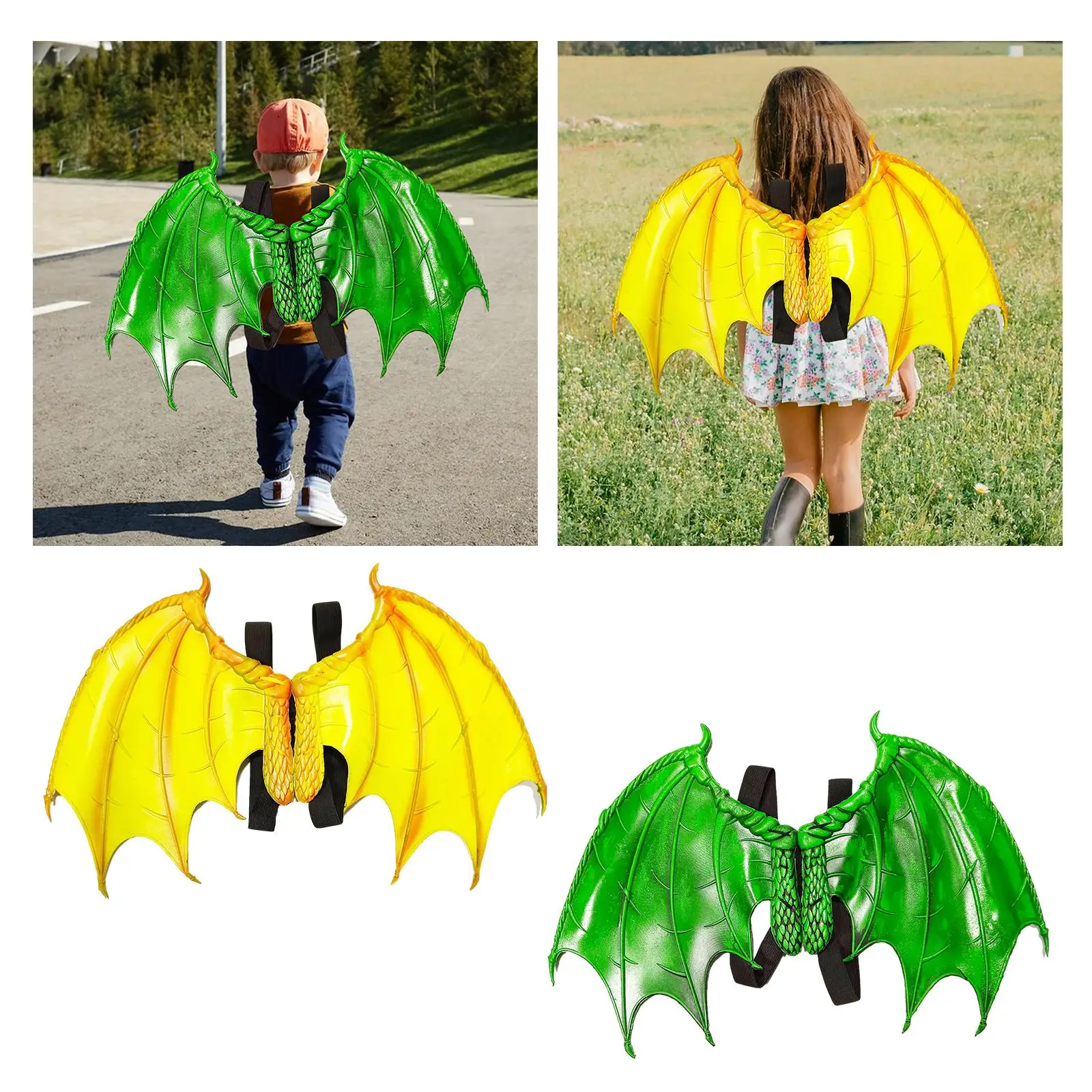 Dinosaur Wing Funny Cosplay Pretend Play Party Favors Dragon Costume Toy for Festival Nightclub Carnival Dancing Party Children