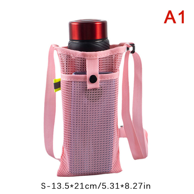 Water Bottle Holder Water Bottle Carrier with Adjustable Shoulder Strap  Beach Bottle Bag Water Bottle Sling Dog Water Bottle Sleeve for Sports Gym  Hiking Camping Walking 