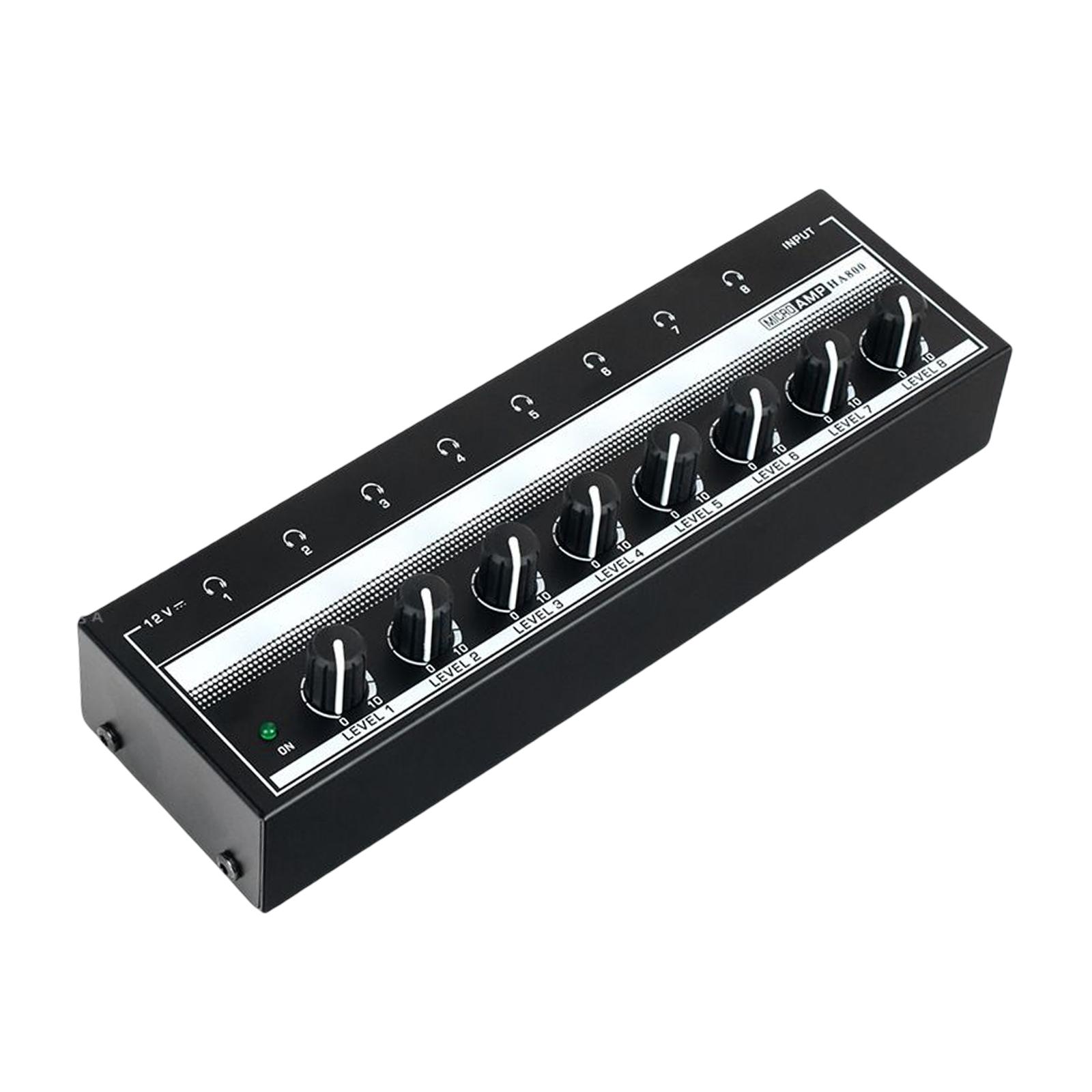 Audio Mixer 8 Channel, Low Noise Sound Mixer for Personal Recording ,Stage Performances