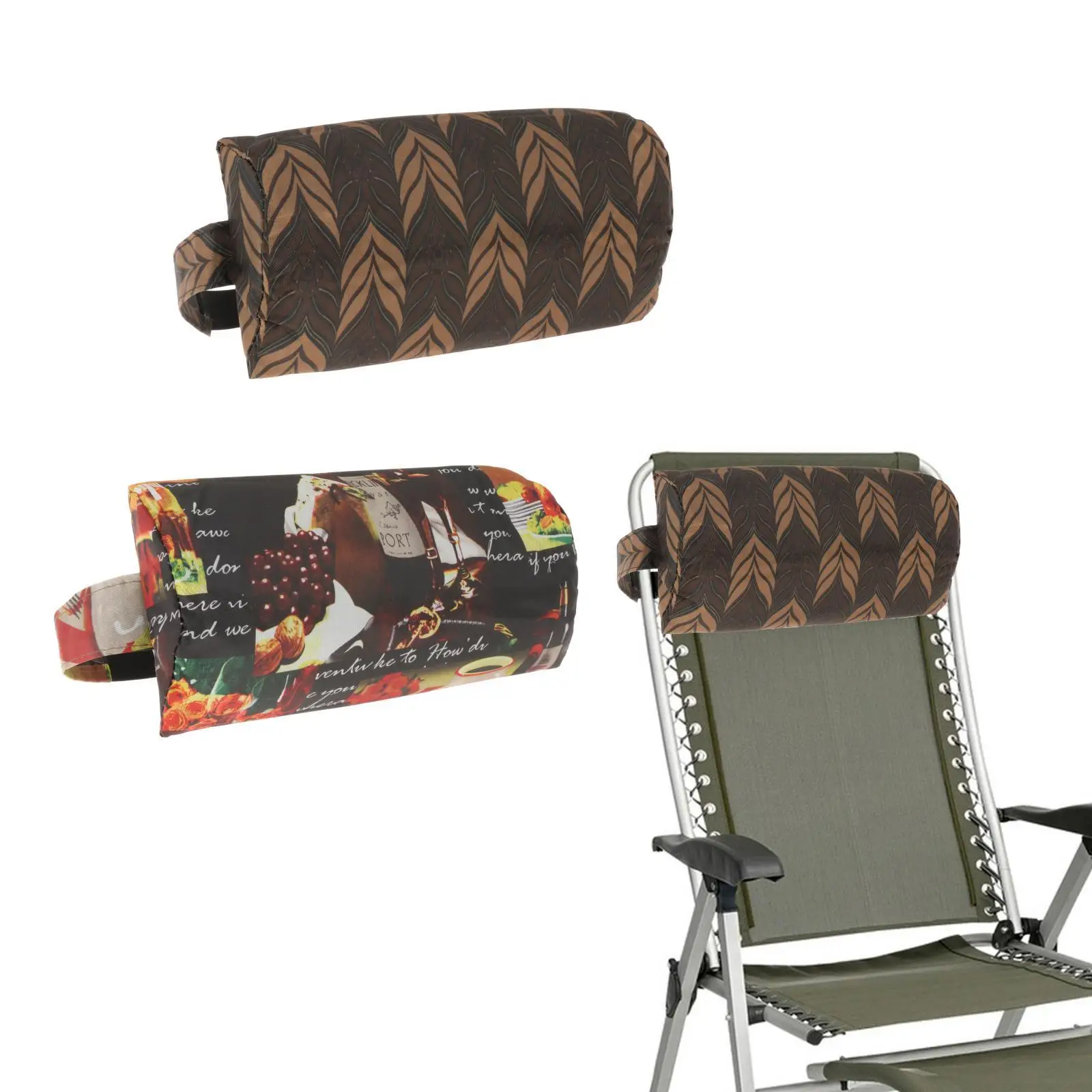 recliner Headrest Soft Replacement Removable Beach Chair Pillow for Picnics Yard Backpacking Leisure Lounger Garden Lounger