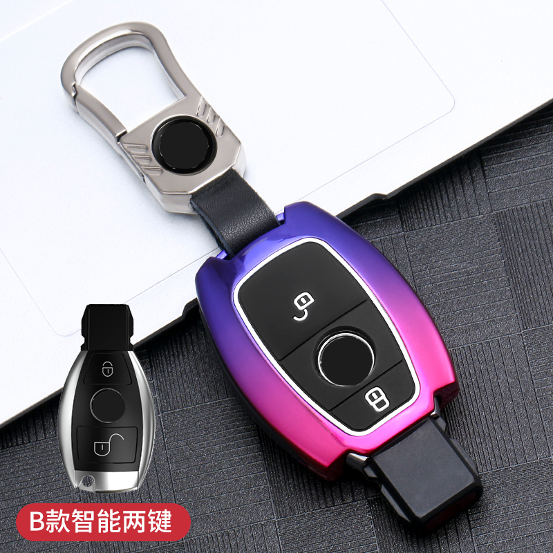 Lega Car Key Case Cover Protection Shell Cover accessori per Benz E C Class W204 W212 W176 GLC CLA GLA Car Styling - Sf4207e11d5c3465f8dd6835dc27019a5Z