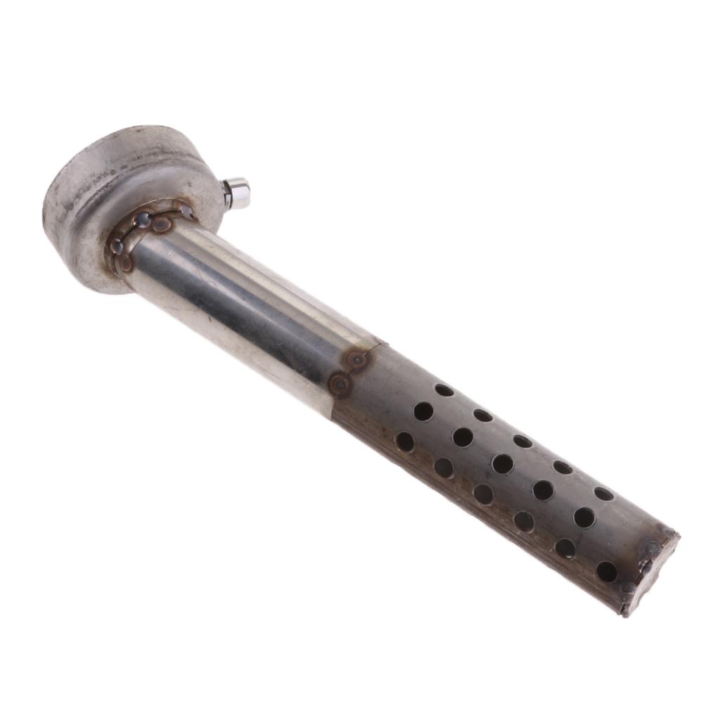 160mm Long Motorcycle Exhaust Can   Angled Baffle 48mm