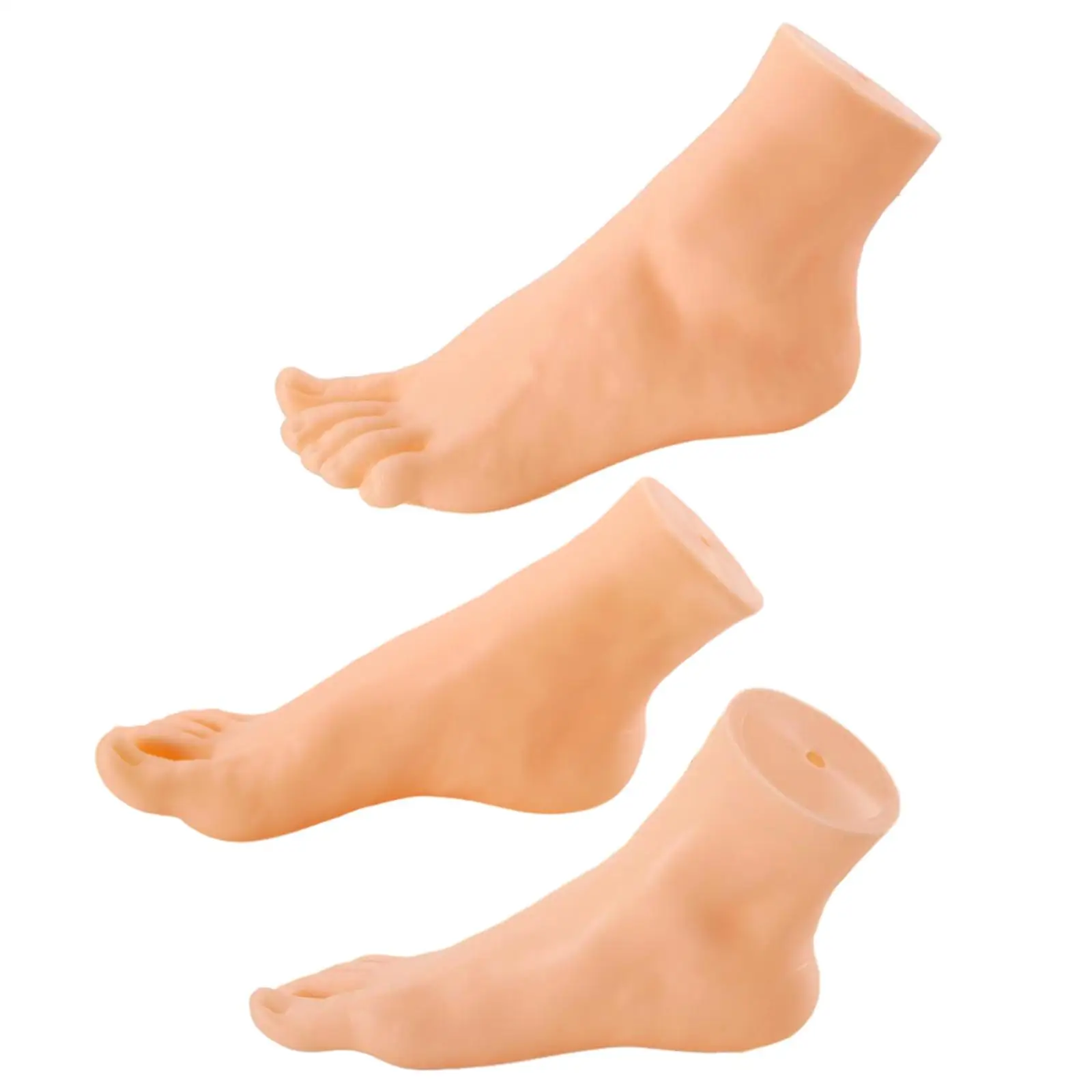 Foot Model Stand Tools Sock Display Prop Mannequin Foot Display Ankle Bracelet Shoes Sock Display for Retail Shop Chains