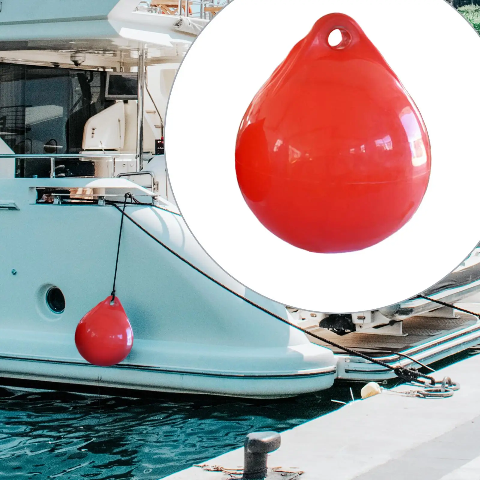 Boat Ball Round Anchor Buoy Dock Bumper Marine Mooring Buoy Shield Protection
