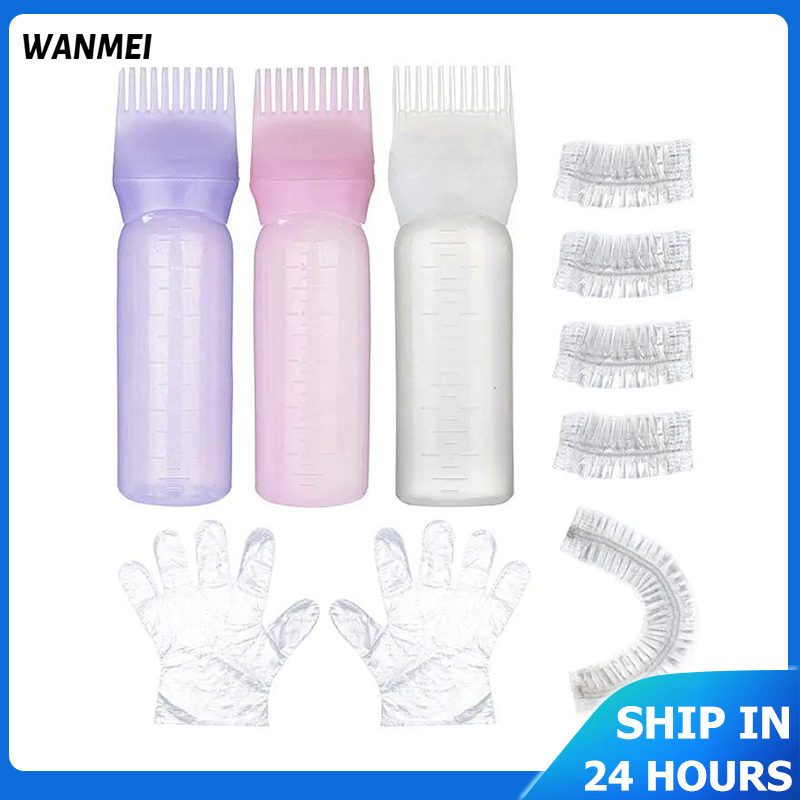 Best of 120ml Barber Salon Oil Comb Dye Applicator Shampoo Empty Bottle Hair Coloring Styling Hair Dye Bottl Oil Comb Brush Styling Tool Reviews & Tips