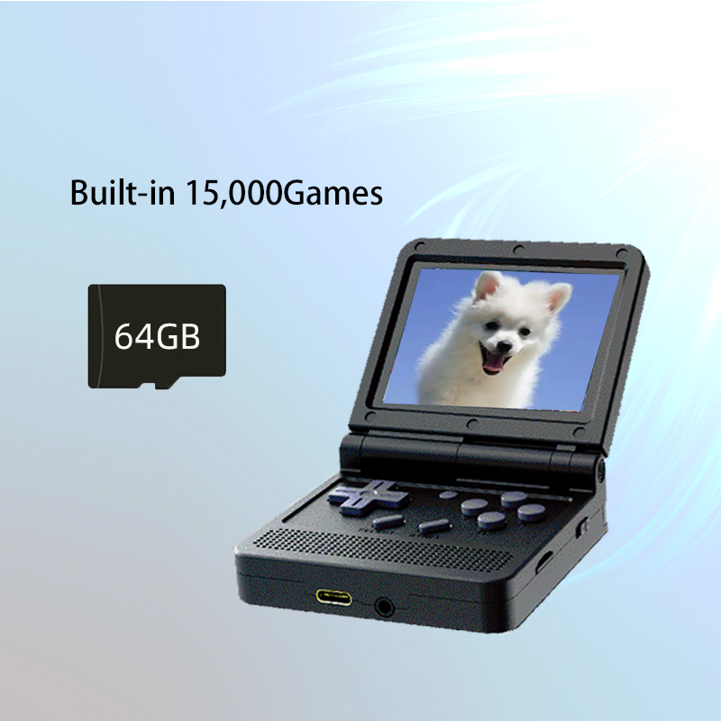 Powkiddy V90 Retro Handheld Game Console 3 Inch Ips Screen System_voghion.com