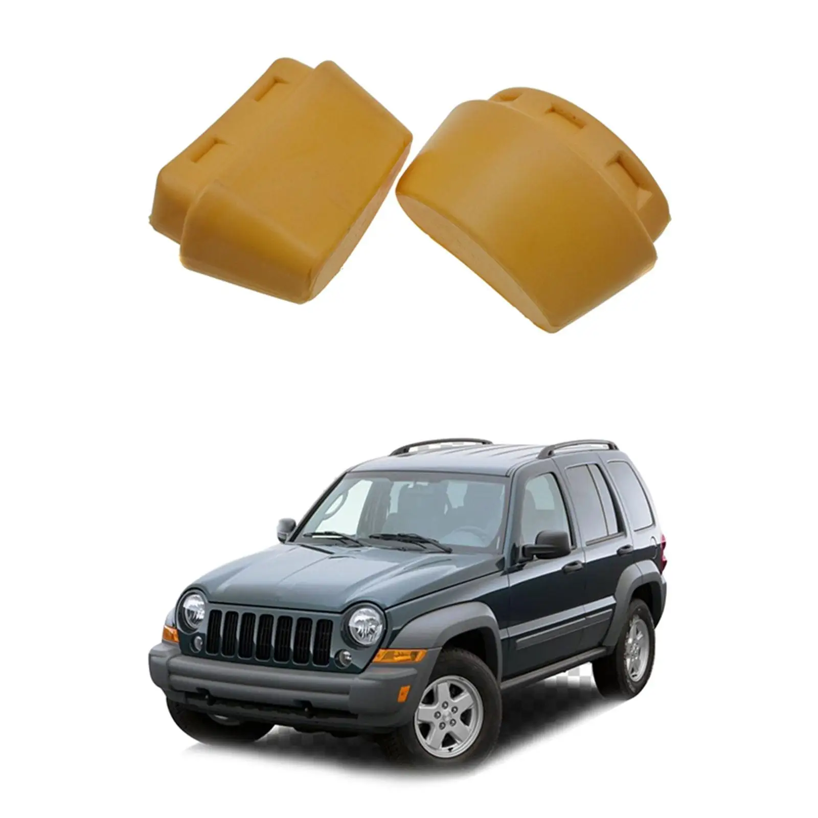 Front Bump Stop Durable Easy to Install Replacement Accessory 52088684Ab Suspension Bump Stop for Jeep Liberty Kj 2002-2007