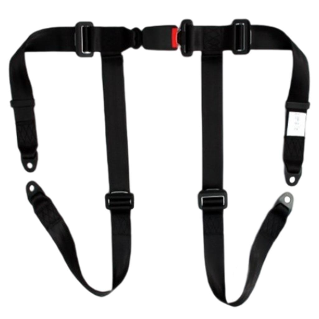 4 Point Buckle Racing Seat Belt Adjustable Straps and Shoulder Seat Belt Harness for Buggy Go Kart